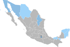 Mapa de doblajes al español en México