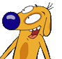 Perro en CatDog.