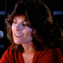 Steve Wayne (Adrienne Barbeau) en La niebla.