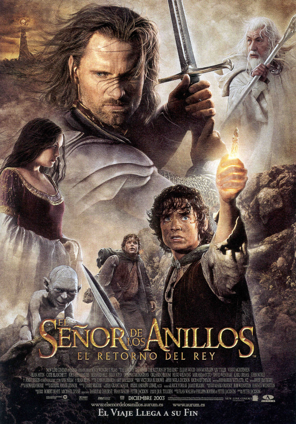 El Señor de los Anillos: Las Dos Torres: Caratula Blu Ray Versión Extendida