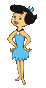Flintstones-betty1.gif (7 kB) Betty Mármol en Los Picapiedra: La boda de Pebbles (doblaje mexicano).