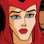 Wanda Maximoff / Bruja Roja en The Avengers: United They Stand.