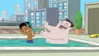 Baljeet and Buford in the pool