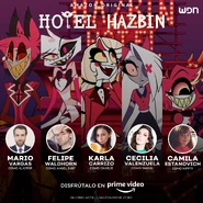 Presentación de los actores.