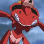 Genesect Rojo en La Película Pokémon: Genesect y el despertar de una leyenda.