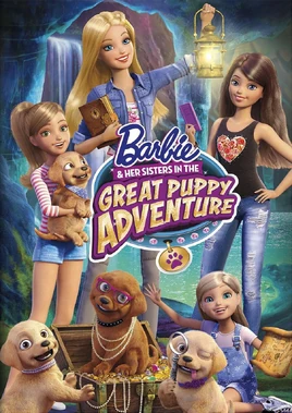 Barbie and his sisters in the great puppy adventure dvd front