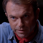 El Dr. Alan Grant (Sam Neill) en Jurassic Park.