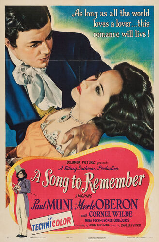 Poster - A Song to Remember 011945