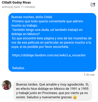 Citlalli Godoy en Procineas