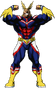 Toshinori Yagi / All Might en la franquicia de My Hero Academia.
