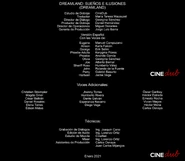 Créditos del HBO Max de la versión Diamond Films.