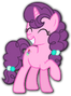 Sugar Belle tambien en My Little Pony: La magia de la amistad.