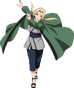 Tsunade Senju en la franquicia de Naruto.