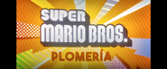 Logotipo de Super Mario Bros. Plomería.