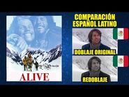 ¡Viven! -1993- Comparación del Doblaje Latino Original y Redoblaje - Español Latino