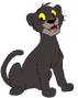 Bagheera en El librito de la selva.