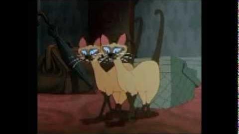 La dama y el vagabundo - Canción de los gatos siameses (redoblaje)