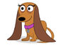 Strudel en Pound Puppies.