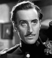 Capitán Esteban Pasquale (Basil Rathbone) en La marca del Zorro.