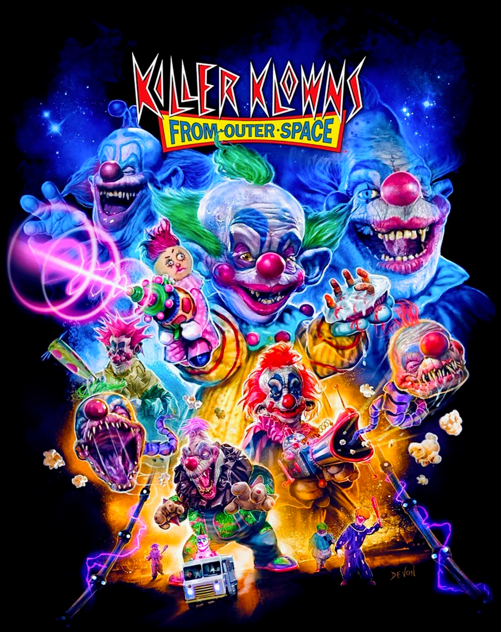 Killer klowns from outer. Killer Klowns from Outer Space 1988. Killer Klowns from Outer Space.