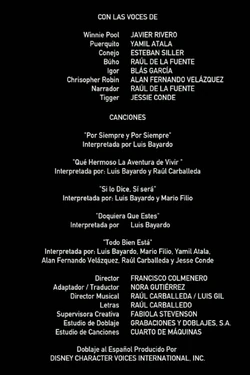 CréditosWinniePoohSugranaventuraDisney+