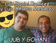 Luis Alfonso Mendoza y Luis Daniel Ramírez en grabaciones (09/08/16).