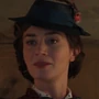 Mary Poppins (Emily Blunt) en El regreso de Mary Poppins.