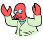 Dr. John Zoidberg (1ª voz) en Futurama.