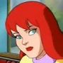 Mary Jane Watson en la serie animada de Spider-Man.