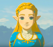 Princesa Zelda en The Legend of Zelda: Breath of the Wild, otro de sus personajes más conocidos.