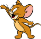 Jerry también en dos cortos (1ª etapa, doblaje mexicano) y El nuevo show de Tom y Jerry.