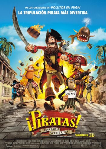 Piratas Una Loca Aventura (Poster México)