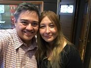 Dia6Foto27DBZLRFCarolaVazquez.jpg (97 kB) Foto Nº 27. Con Carola Vázquez, voz de Videl.