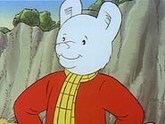 El oso Rupert en la serie animada homónima.