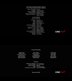 CRÉDITOSLOSTRESMOSQUETEROSMILADY