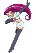 Jessie del Equipo Rocket también en Pokémon (algunos eps. de las temps. 4, 6 y 8).