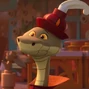 Sir Hiss en LEGO Disney Princesa: Villanos unidos.