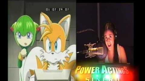 Grabación del doblaje argentino de Sonic X y Power Rangers en Media Pro.