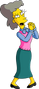Helen/Elena Alegría (temps. 7-8) en Los Simpson.