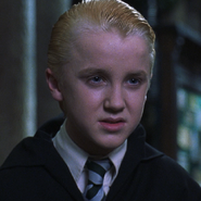 Draco Malfoy en Harry Potter y la cámara secreta.