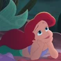 Ariel (niña) en La sirenita: Los comienzos de Ariel.