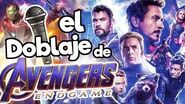 El doblaje latino de AVENGERS END GAME !! Memo Aponte