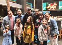 Gran parte del elenco de doblaje en la premiere de Wifi Ralph.