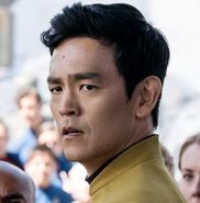 Hikaru Sulu en la saga reboot de Star Trek.