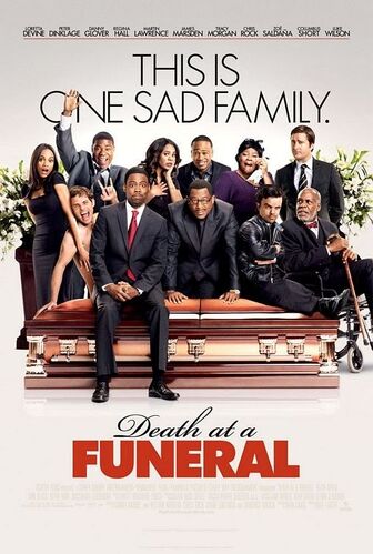 Poster death at a funeral