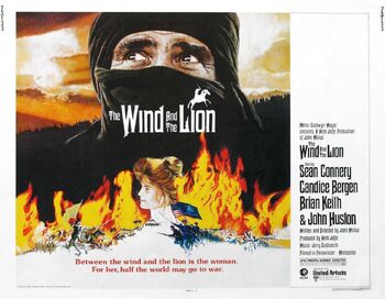 The wind and the lion 1975 poster