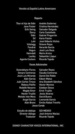 Marvel Cinematic Universe MX - Thor Elenco Chris Hemsworth: Thor Natalie  Portman: Jane Foster Tom Hiddleston: Loki Anthony Hopkins: Odin Stellan  Skarsgård: Erik Selvig Kat Dennings: Darcy Lewis Clark Gregg: Phil Coulson