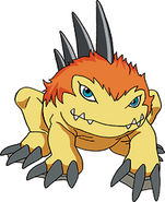 Gizamon en Digimon Fusion.