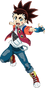 Aiger Akabane en la franquicia de Beyblade Burst.