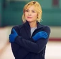 Tina Harwood (Kim Cattrall) en Sueños sobre hielo.